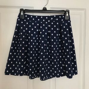 polka dot skirt